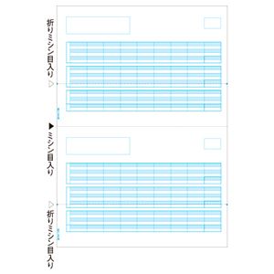 （まとめ）ヒサゴ 給与明細書 A4タテ 2面OP1172 1冊(100枚) 【×3セット】