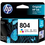 （まとめ）HP HP804 インクカートリッジカラー T6N09AA 1個 【×3セット】