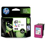 （まとめ）HP HP61XL インクカートリッジカラー 増量 CH564WA 1個 【×2セット】