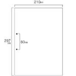 （まとめ）TANOSEE スマイル用LBP用紙A4汎用白紙 分割なし 2穴 1箱(500枚) 【×2セット】