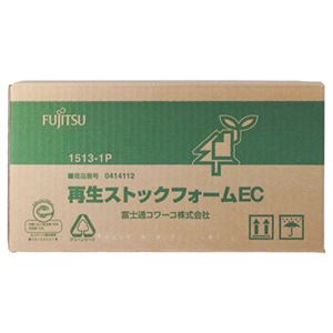 （まとめ）富士通 再生ストックフォーム EC1513-1P 0414112 1箱(2000折) 【×2セット】