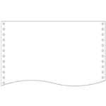 （まとめ）トッパンフォームズ NIPフォーム15×11インチ 1P 白紙 縦ミシン無 1510D1 1箱(2000枚) 【×2セット】
