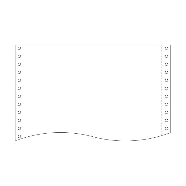 （まとめ）小林クリエイト 再生紙フォーム古紙70% 15×11インチ 白紙・1P R1511B-N 1箱(2000折) (×2セット) b04