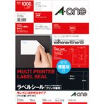 エーワン ラベルシール[プリンタ兼用]キレイにはがせるタイプ マット紙・ホワイト A4 10面 86.4×50.8mm 四辺余白付 312841冊(100シート)