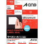 エーワン ラベルシール[プリンタ兼用]キレイにはがせるタイプ マット紙・ホワイト A4判 8面 97×69mm 四辺余白付 312671冊(100シート)