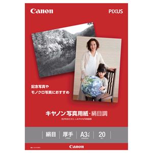 キヤノン 写真用紙・絹目調 印画紙タイプSG-201A3N20 A3ノビ 1686B010 1冊(20枚)