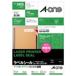 エーワン レーザープリンタラベルマット紙・ホワイト A4 24面 83.8×21.2mm 四辺余白付 角丸 31149 1冊(100シート)