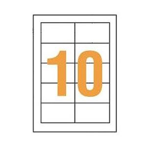 ライオン事務器 LPタックラベル A4判51×86mm LP-210 1パック(1000片:10片×100シート)