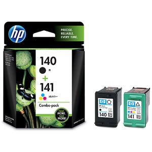 HP HP140/141プリントカートリッジ 黒・カラー CN711AA 1箱(2個:各色1個)