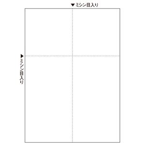 TANOSEEマルチプリンタ帳票(スーパーエコノミー) A4 白紙 EIAJ対応 1セット(2500枚:100枚×25冊)