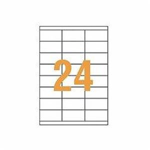 ライオン事務器 LPタックラベル B4判42×85.6mm(24片入) LP-124 1箱(100シート)