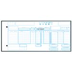 TANOSEE チェーンストア統一伝票手書き用1型(伝票No.有) 11.5×5インチ 5枚複写 1箱(1000組:100組×10包)