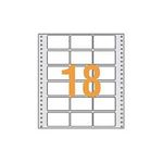 ライオン事務器 応用用紙 9×11インチ1/3横罫・グレー T-09131P 1箱(2000パーツ)