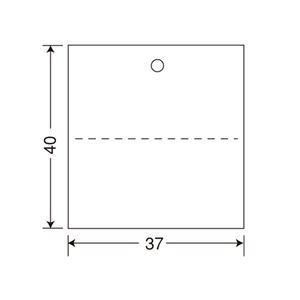 サトー タグ 標準 2号 プロパー40×37 544103471 1箱(20000枚:2000枚×10巻)