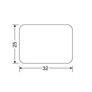 サトー ラベル 標準 7号 プロパー強粘 25×32 545604531 1箱(20000枚:2000枚×10巻)