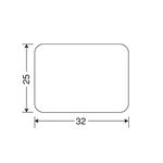 サトー ラベル 標準 7号 プロパー強粘 25×32 545604531 1箱(20000枚:2000枚×10巻)