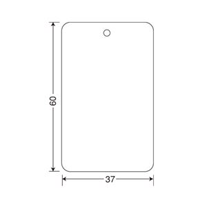 サトー タグ JIS12号 白無地60×37mm 角丸 544023951 1箱(20000枚:2000枚×10巻)