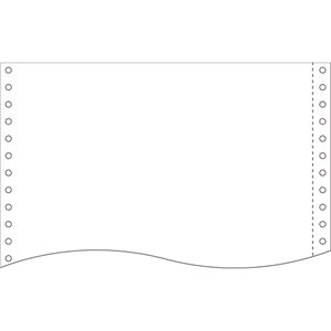 小林クリエイト 再生紙フォーム古紙70% 15×11インチ 白紙・1P R1511B-N 1セット(10000折:2000折×5箱)