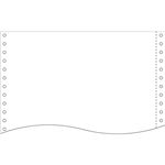 小林クリエイト 再生紙フォーム古紙70% 15×11インチ 白紙・1P R1511B-N 1セット(10000折:2000折×5箱)