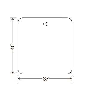 サトー タグ JIS11号 白無地40×37mm 角丸 244010511 1箱(30000枚:3000枚×10巻)