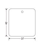 サトー タグ JIS11号 白無地40×37mm 角丸 244010511 1箱(30000枚:3000枚×10巻)