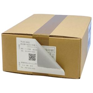 東洋印刷レーザープリンタ対応訂正用ラベル A5 ノーカット 裏面スリット横1本入 CLRT-71箱(1000シート:100シート×10冊)