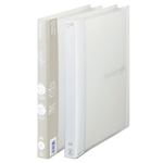 （まとめ）ライオン事務器クリアーバインダー(フープ) A4タテ 12穴 20ポケット付属 背幅29mm 透明 TS-20PS 1冊 【×5セット】