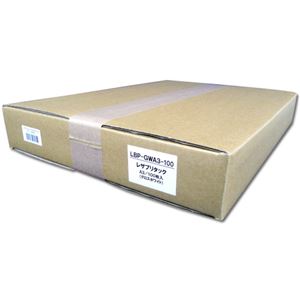 ムトウユニパック レザプリタックレーザープリンタ用タックライト グロスホワイト A3 LBP-GWA3-100 1パック(100枚)