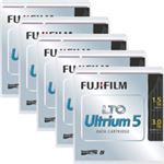 富士フイルム LTO Ultrium5データカートリッジ バーコードラベル(横型)付 1.5TB LTO FB UL-5 OREDPX5Y1パック(5巻)