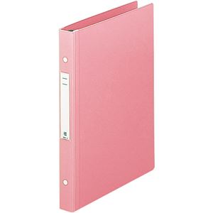 （まとめ）リヒトラブメディカルサポートブック・スタンダード A4タテ 4穴 180枚収容 ピンク HB657-5 1冊 【×3セット】