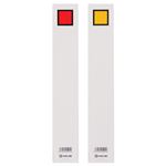 （まとめ）キングジム キングファイルG973N用背見出し紙 A4タテ とじ厚30mm 赤 セ973N 1パック(20枚) 【×20セット】