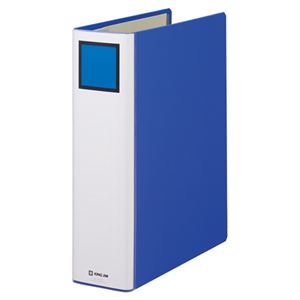 （まとめ）キングジム キングファイル ニュードッチA4タテ 600枚収容 60mmとじ 背幅85mm 青 1276N 1冊 【×5セット】