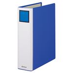 （まとめ）キングジム キングファイル ニュードッチA4タテ 600枚収容 60mmとじ 背幅85mm 青 1276N 1冊 【×5セット】