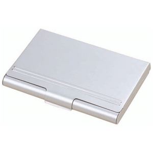 （まとめ）レイメイ藤井 アルミカードケース35枚収納 CHA520 1個 【×10セット】