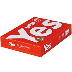 （まとめ）UPM Yes Red 70g A4YR70-A4 1冊(500枚) 【×10セット】