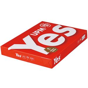 （まとめ）UPM Yes Red 70g A3YR70-A3 1冊(500枚) 【×5セット】