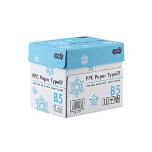 （まとめ）TANOSEE PPC PaperType EF B5 1箱(2500枚:500枚×5冊) 【×3セット】