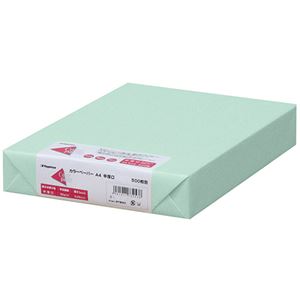 （まとめ）長門屋商店 Color Paper A4中厚口 浅黄 ナ-3261 1冊(500枚) 【×3セット】