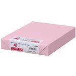 （まとめ）長門屋商店 Color Paper A4中厚口 桃 ナ-3271 1冊(500枚) 【×3セット】