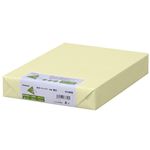 （まとめ）長門屋商店 Color Paper A4厚口 レモン ナ-3352 1冊(500枚) 【×3セット】