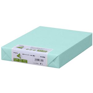 （まとめ）長門屋商店 Color Paper A4厚口 空 ナ-3362 1冊(500枚) 【×3セット】