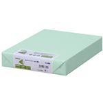 （まとめ）長門屋商店 Color Paper A4厚口 浅黄 ナ-3361 1冊(500枚) 【×3セット】