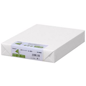 （まとめ）長門屋商店 Color Paper A4厚口 白 ナ-3351 1冊(500枚) 【×3セット】