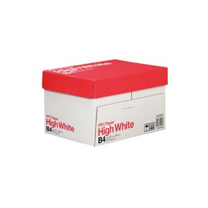 （まとめ）PPC PAPER High WhiteB4 1箱(2500枚:500枚×5冊) 【×2セット】