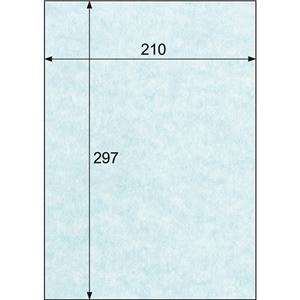 （まとめ）ヒサゴ クラッポヴェール アクア A4CV09A4 1冊(100枚) 【×3セット】