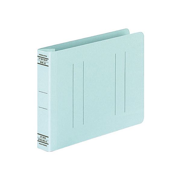 （まとめ）コクヨ フラットファイルW(厚とじ)B6ヨコ 250枚収容 背幅28mm 青 フ-W18NB 1セット(10冊) (×5セット) b04