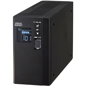 オムロン UPS無停電電源装置(常時商用給電/正弦波出力) 550VA/340W BW55T 1台