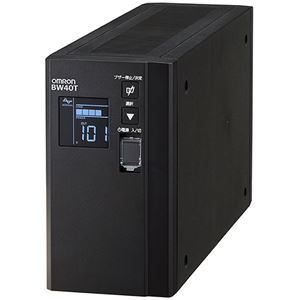 オムロン UPS無停電電源装置(常時商用給電/正弦波出力) 400VA/250W BW40T 1台