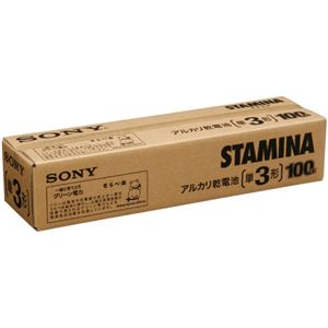 ソニー アルカリ乾電池 STAMINA単3形 業務用パック LR6SG100XD 1セット(200本:100本×2箱)