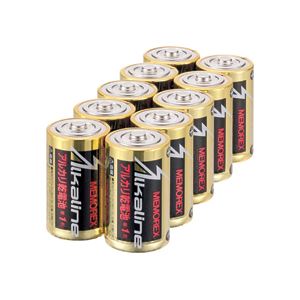 （まとめ）メモレックス・テレックス アルカリ乾電池単1形 LR20/1.5V/10S 1パック(10本)【×3セット】